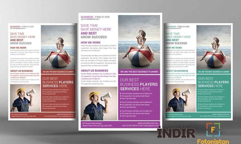 Bussiness Corporate Afiş 10 adet (PSD)