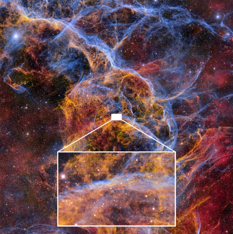 Bir Süpernovanın 1.3 Gigapiksel Fotoğrafı